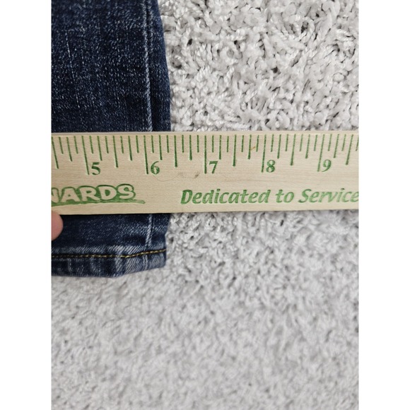 Gap Athletic Taper Fit Jeans Mens 28x30 (28.5) Medium Wash Stretch Whiskering - Picture 5 of 16